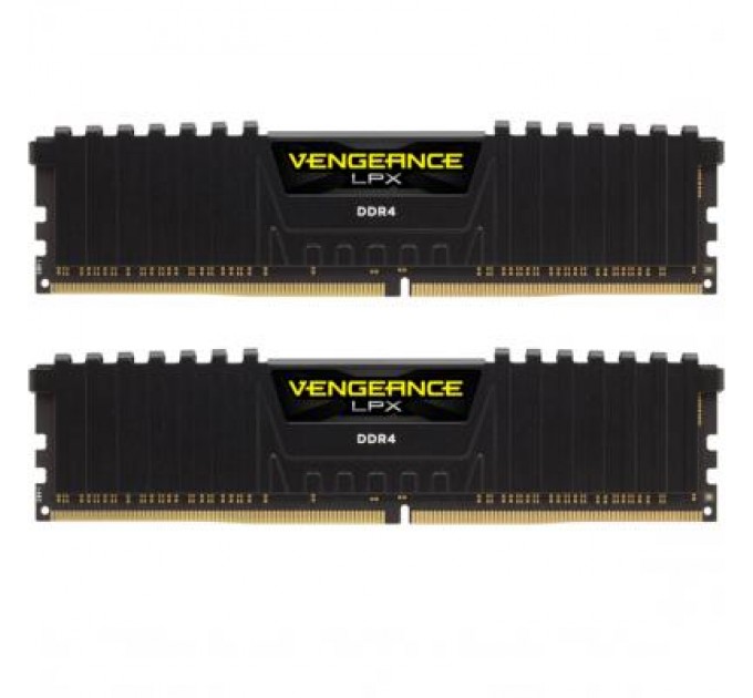Corsair Модуль пам'яті для комп'ютера DDR4 32GB (2x16GB) 3200 MHz Vengeance LPX Black Corsair (CMK32GX4M2E3200C16)