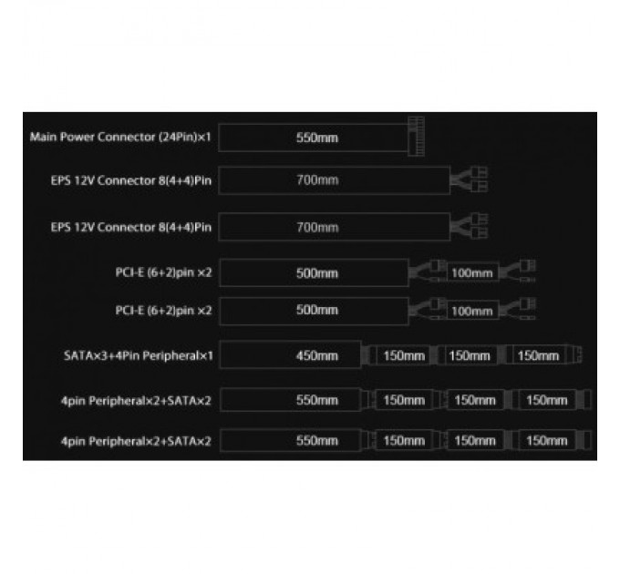 Deepcool Блок живлення Deepcool 750W (DQ750-M-V2L)