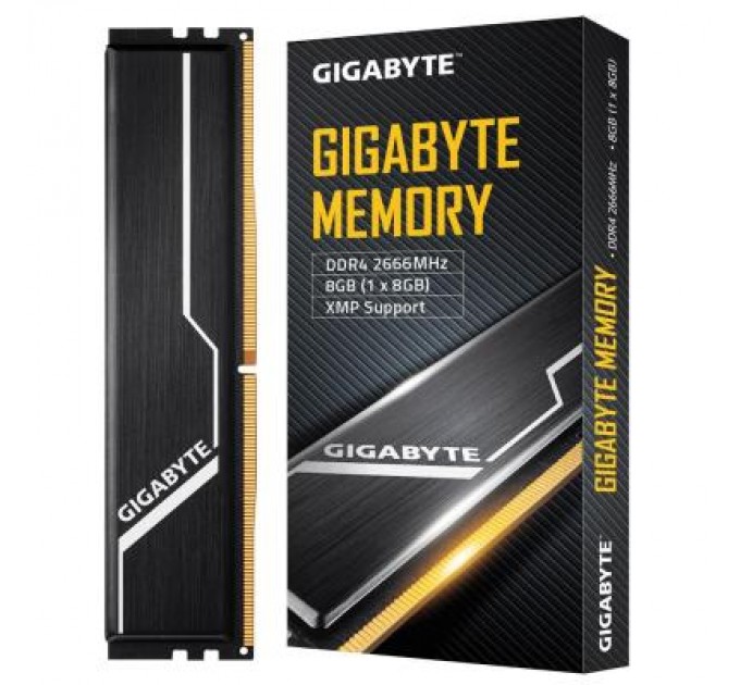 GIGABYTE Модуль пам'яті для комп'ютера DDR4 8GB 2666 MHz GIGABYTE (GP-GR26C16S8K1HU408)