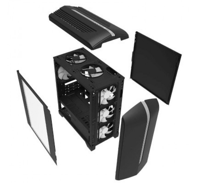 Gamemax Корпус Gamemax Centauri Black Gray (H601BG)