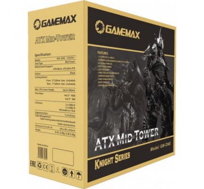 Gamemax Корпус Gamemax GM-ONE FRGB