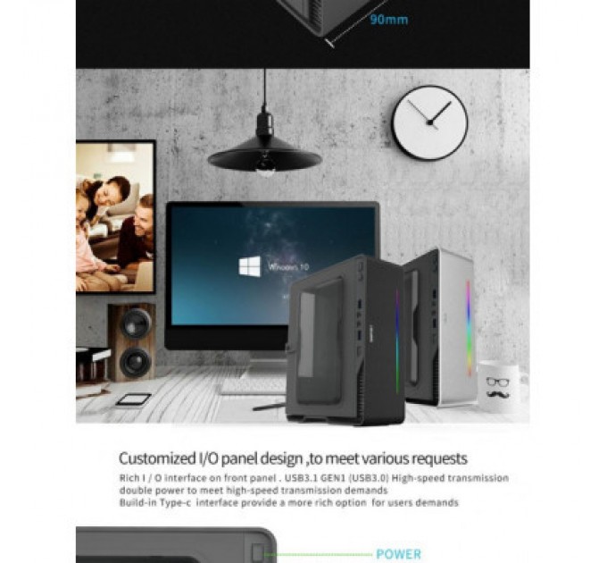 Gamemax Корпус Gamemax Violin Silver