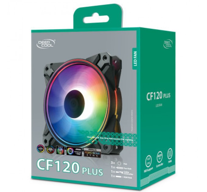 Deepcool Кулер до корпусу Deepcool CF120 PLUS