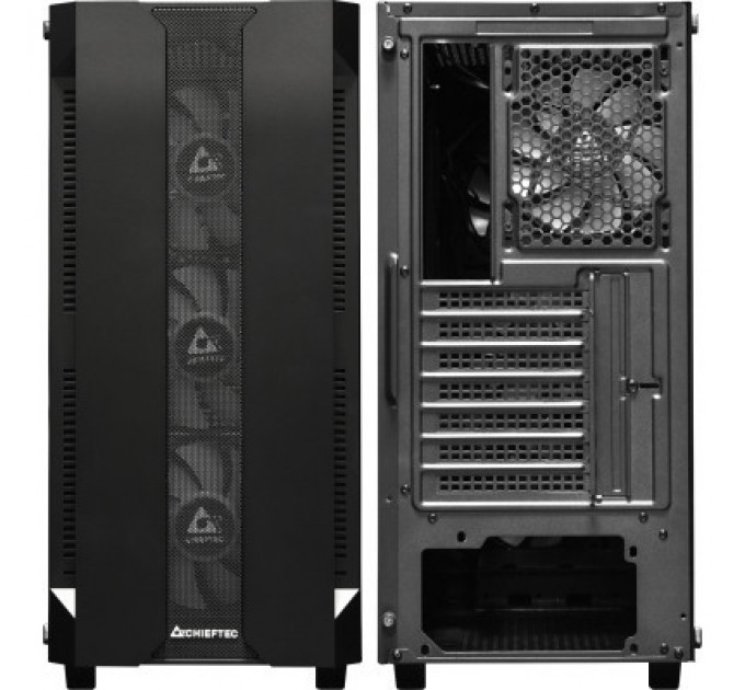 Chieftec Корпус Chieftec Gaming Hunter Tempered Glass Edition (GS-01B-OP)