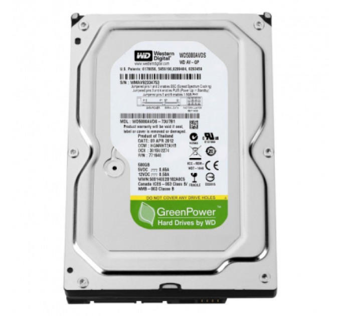 WD Жорсткий диск 3.5"  500Gb WD (# WD5000AVDS #)