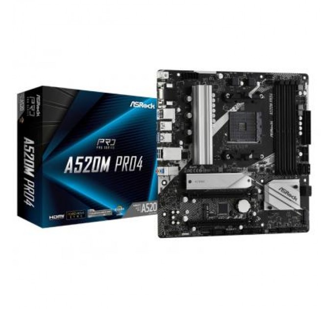 ASRock Материнська плата ASRock A520M PRO4