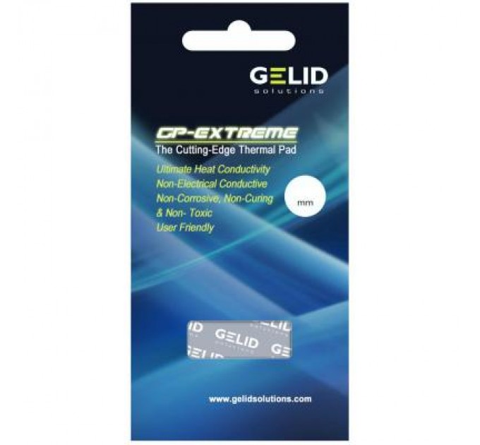 Gelid Solutions Термопрокладка Gelid Solutions GP-Extreme 80x40x1.0 mm (TP-GP01-B)