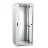 Шафа напольна Conteg 27U iSEVEN 19" 600x600 RAL7035 (RI7-27-60/60)