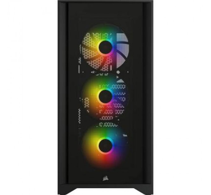Corsair Корпус Corsair iCUE 4000X RGB Tempered Glass Black (CC-9011204-WW)