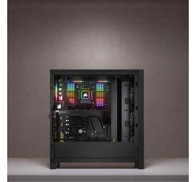 Corsair Корпус Corsair iCUE 4000X RGB Tempered Glass Black (CC-9011204-WW)