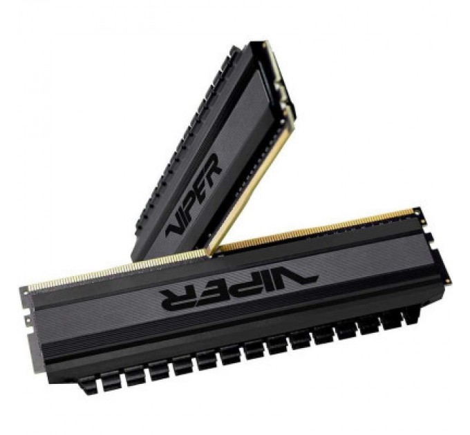 Patriot Модуль пам'яті для комп'ютера DDR4 32GB (2x16GB) 3200 MHz Viper 4 Blackout Patriot (PVB432G320C6K)