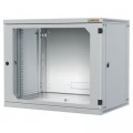 Conteg Шафа настінна Conteg 9U 600x600 removable side panels RAL7035 (RUN-09-60/60)