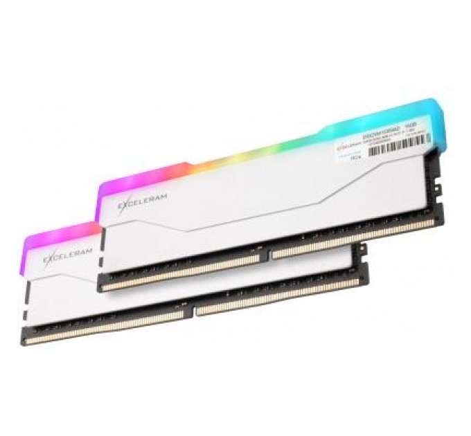 eXceleram Модуль пам'яті для комп'ютера DDR4 16GB (2x8GB) 3600 MHz RGB X2 Series White eXceleram (ERX2W416369AD)