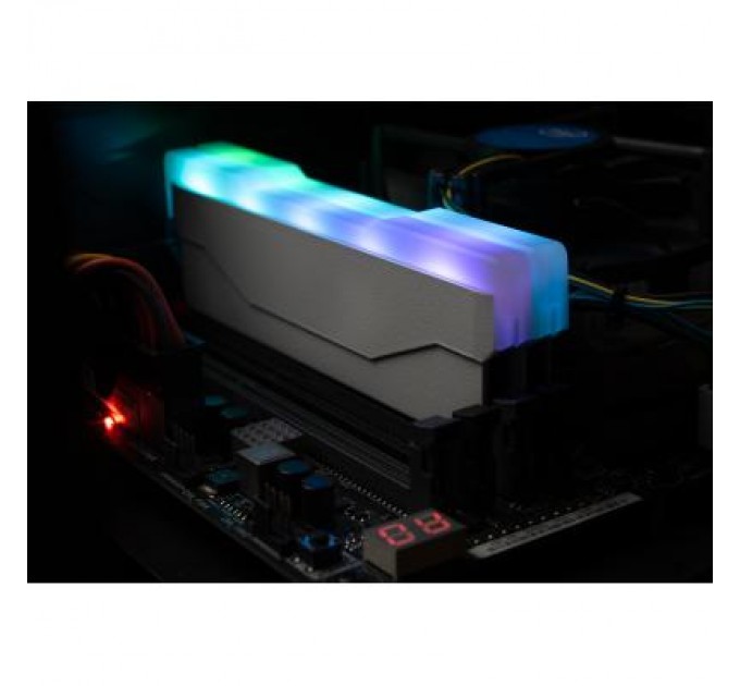 eXceleram Модуль пам'яті для комп'ютера DDR4 16GB (2x8GB) 3600 MHz RGB X2 Series White eXceleram (ERX2W416369AD)