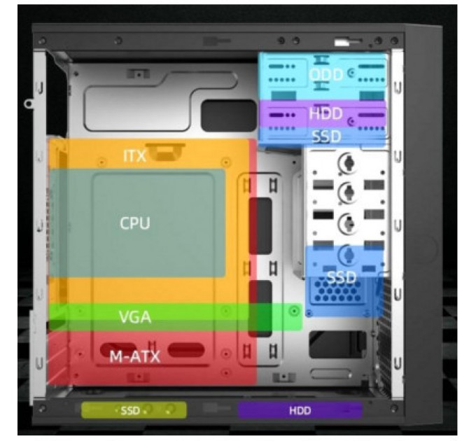 Gamemax Корпус Gamemax MT307-4U3C