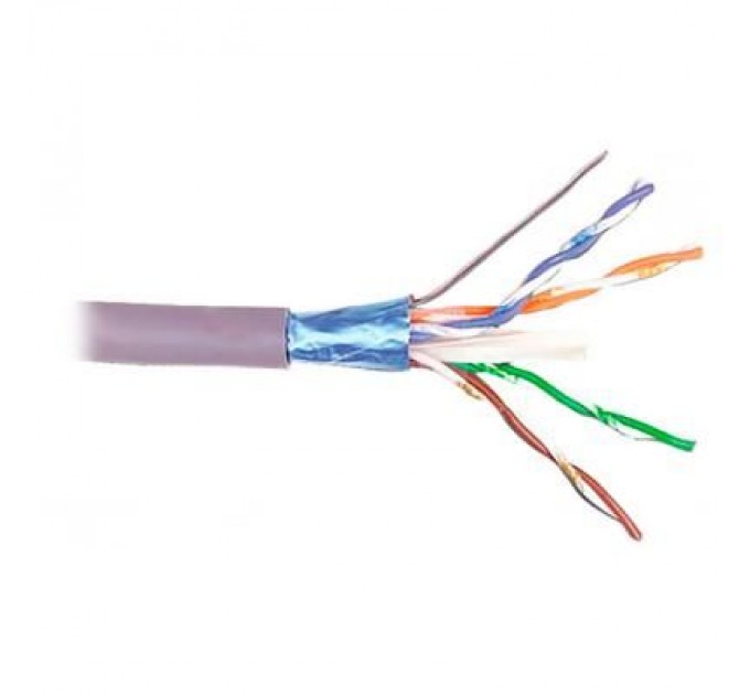 Kingda Кабель мережевий Kingda FTP 305м, cat 5e, CU, 4 pairs, 24AWG, LSZH, violet (KDFT8004-LSZH)