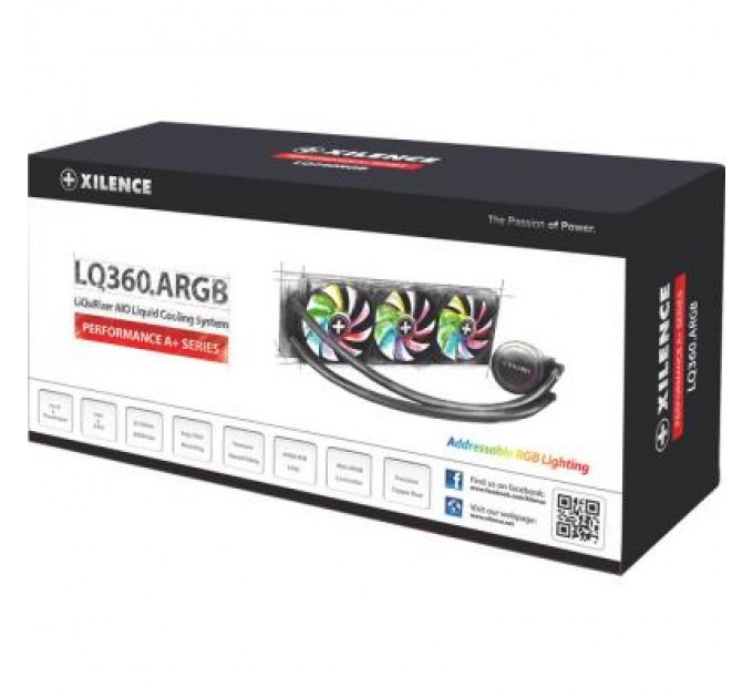 Xilence Система рідинного охолодження Xilence LiQuRizer 360ARGB (XC980)