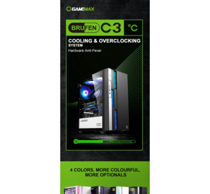 Gamemax Корпус Gamemax Brufen C3 BW