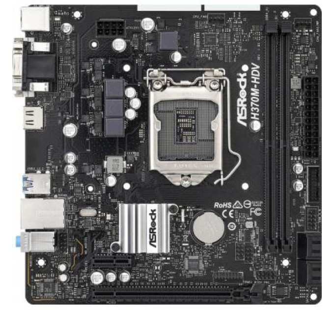ASRock Материнська плата ASRock H370M-HDV