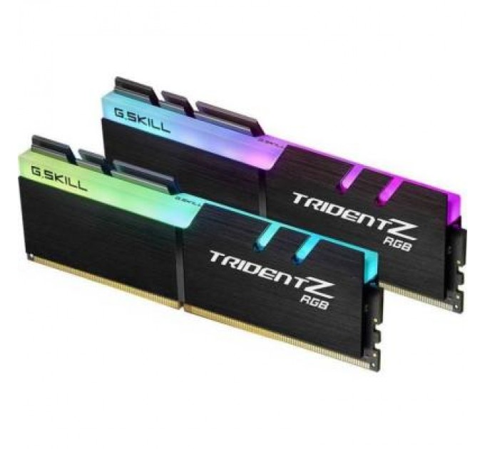 G.Skill Модуль пам'яті для комп'ютера DDR4 64GB (2x32GB) 3600 MHz Trident Z RGB G.Skill (F4-3600C18D-64GTZR)