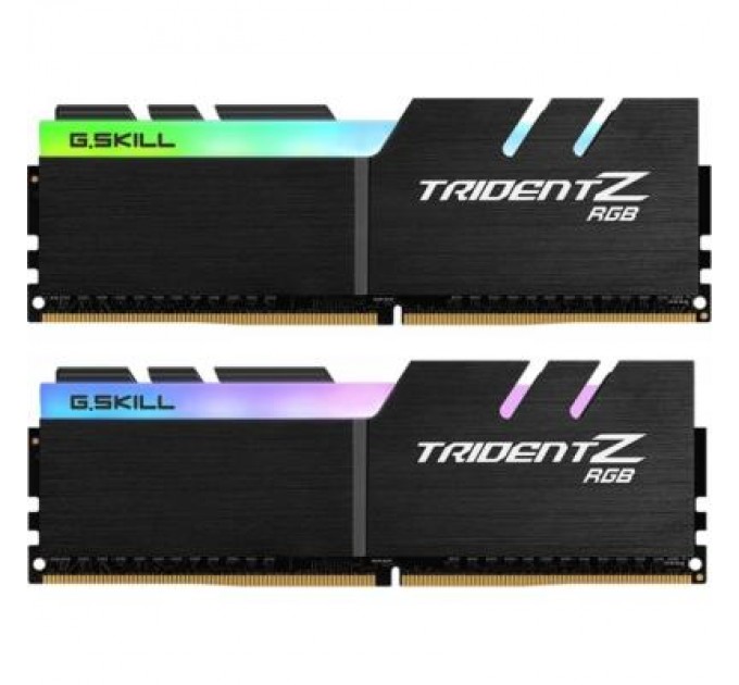 G.Skill Модуль пам'яті для комп'ютера DDR4 64GB (2x32GB) 3600 MHz Trident Z RGB G.Skill (F4-3600C18D-64GTZR)