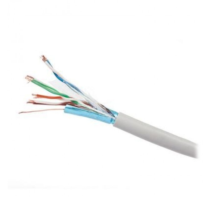 Kingda Кабель мережевий Kingda UTP 305м, cat 5e, CCA, 4 pairs, 24AWG, PVC, grey (KDUT8001-CCA)