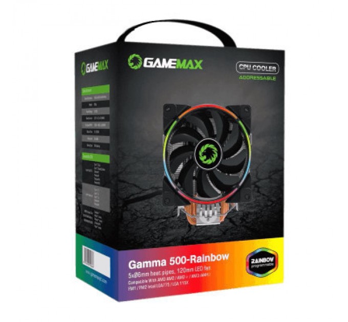 Gamemax Кулер до процесора Gamemax GAMMA 500 Rainbow