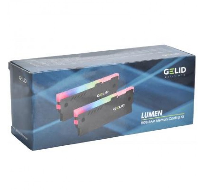 Gelid Solutions Охолодження для пам'яті Gelid Solutions Lumen RGB RAM Memory Cooling Black (GZ-RGB-01)