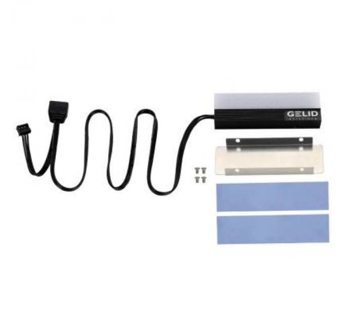 Gelid Solutions Радіатор охолодження Gelid Solutions GLINT ARGB M.2 2280 SSD (M2-RGB-01)