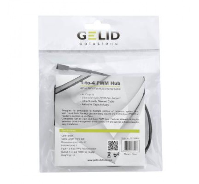 Gelid Solutions Контроллер вентилятора Gelid Solutions для подключения PWM вентиляторов (FC-PWM-04)