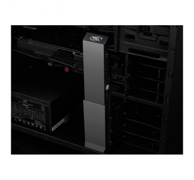 Deepcool Тримач плат Deepcool для подключения видеокарт, металл рамка+пласт. основ-е, 52,6 (GH-01)