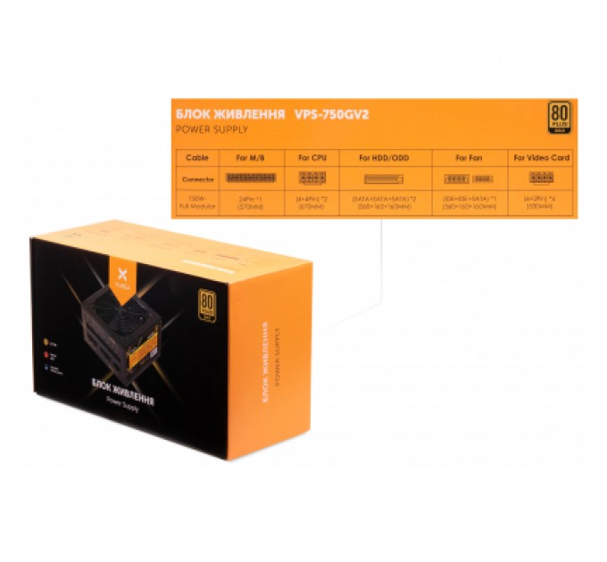 Vinga Блок живлення Vinga 750W (VPS-750GV2)
