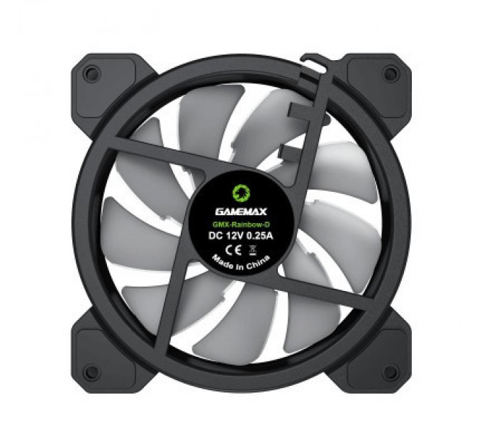 Gamemax Кулер до корпусу Gamemax FN-12Rainbow-D