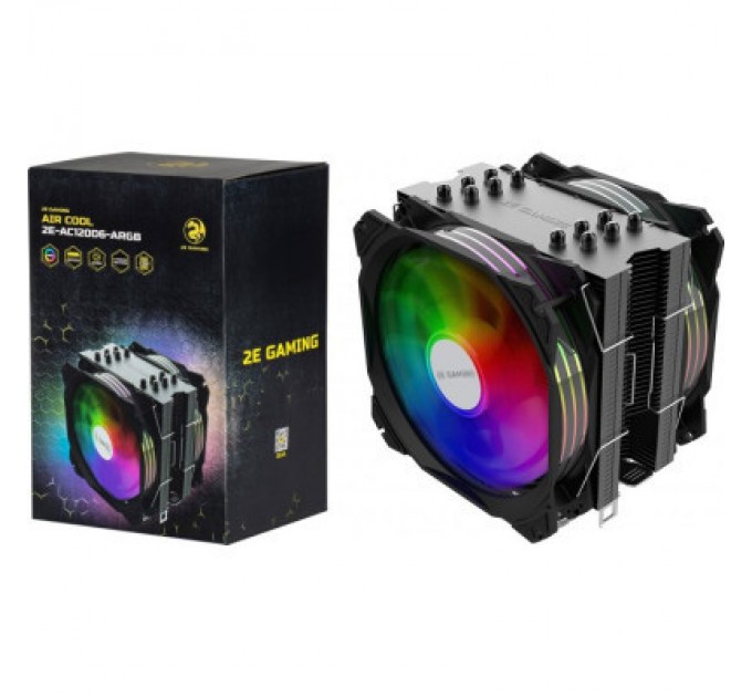 2E Кулер до процесора 2E GAMING AIR COOL (2E-AC120D6-ARGB)