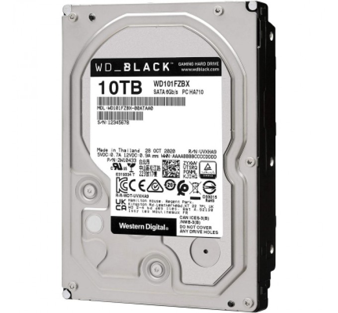 WD Жорсткий диск 3.5" 10TB WD (WD101FZBX)
