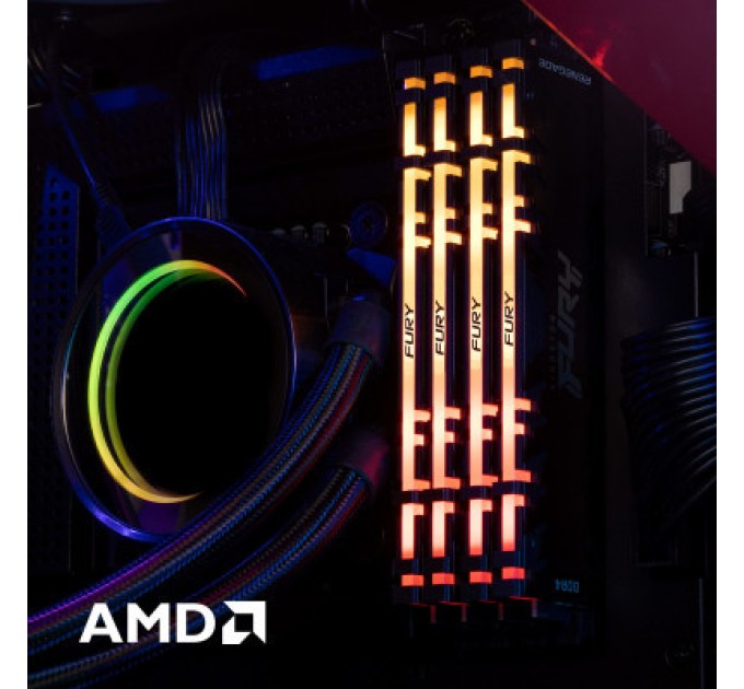 Kingston Fury (ex.HyperX) Модуль пам'яті для комп'ютера DDR4 16GB (2x8GB) 3600 MHz Fury Renegade RGB Kingston Fury (ex.HyperX) (KF436C16RBAK2/16)