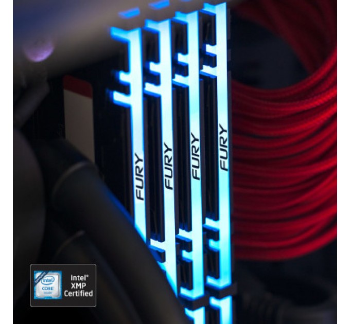 Kingston Fury (ex.HyperX) Модуль пам'яті для комп'ютера DDR4 16GB (2x8GB) 3600 MHz Fury Renegade RGB Kingston Fury (ex.HyperX) (KF436C16RBAK2/16)