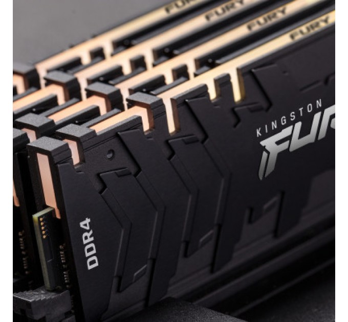 Kingston Fury (ex.HyperX) Модуль пам'яті для комп'ютера DDR4 16GB (2x8GB) 3600 MHz Fury Renegade RGB Kingston Fury (ex.HyperX) (KF436C16RBAK2/16)