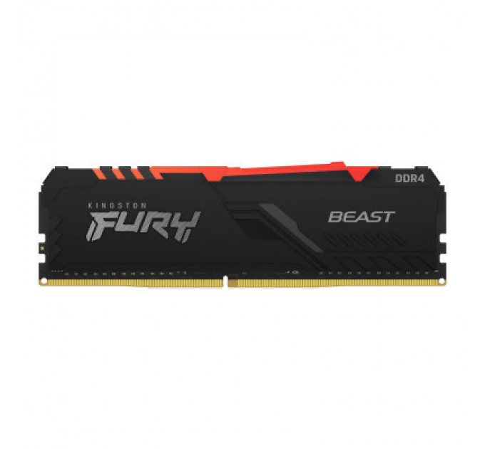 Kingston Fury (ex.HyperX) Модуль пам'яті для комп'ютера DDR4 8GB 3600 MHz Fury Beast RGB Kingston Fury (ex.HyperX) (KF436C17BBA/8)