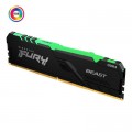 Kingston Fury (ex.HyperX) Модуль пам'яті для комп'ютера DDR4 8GB 3600 MHz Fury Beast RGB Kingston Fury (ex.HyperX) (KF436C17BBA/8)