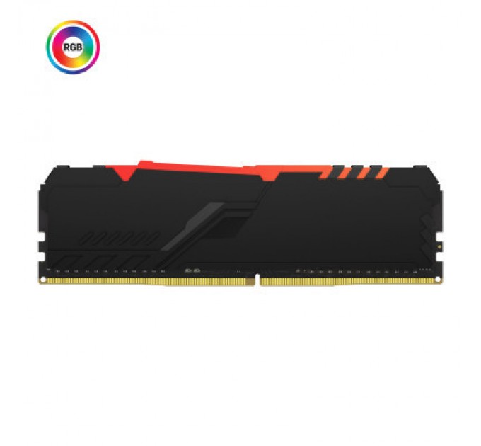 Kingston Fury (ex.HyperX) Модуль пам'яті для комп'ютера DDR4 8GB 3600 MHz Fury Beast RGB Kingston Fury (ex.HyperX) (KF436C17BBA/8)