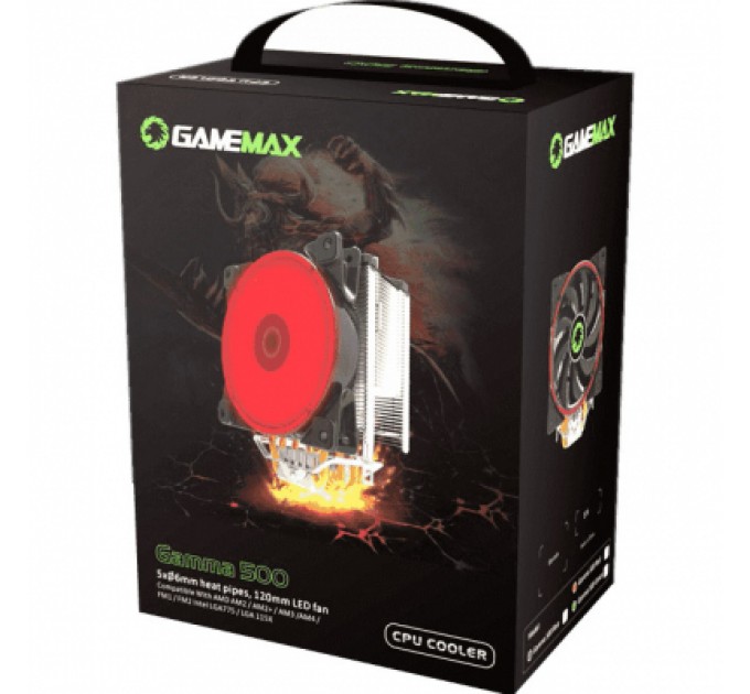 Gamemax Кулер до процесора Gamemax Gamma 500-Green