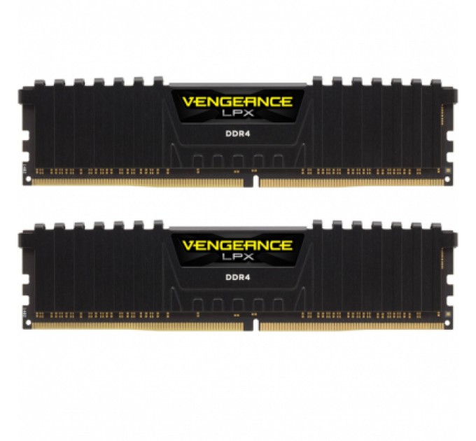 Corsair Модуль пам'яті для комп'ютера DDR4 16GB (2x8GB) 3600 MHz Vengeance LPX Black Corsair (CMK16GX4M2Z3600C18)