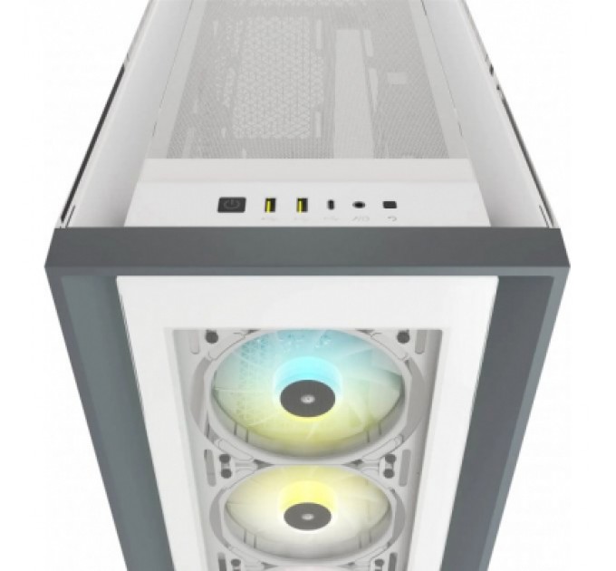 Corsair Корпус Corsair iCUE 5000X RGB Tempered Glass White (CC-9011213-WW)