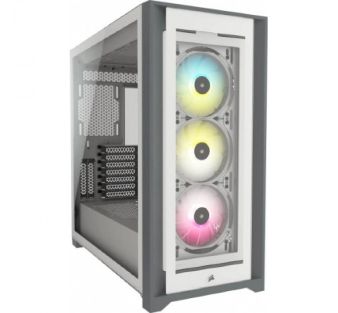 Corsair Корпус Corsair iCUE 5000X RGB Tempered Glass White (CC-9011213-WW)
