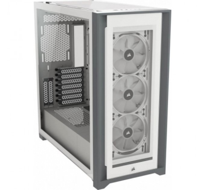 Corsair Корпус Corsair iCUE 5000X RGB Tempered Glass White (CC-9011213-WW)