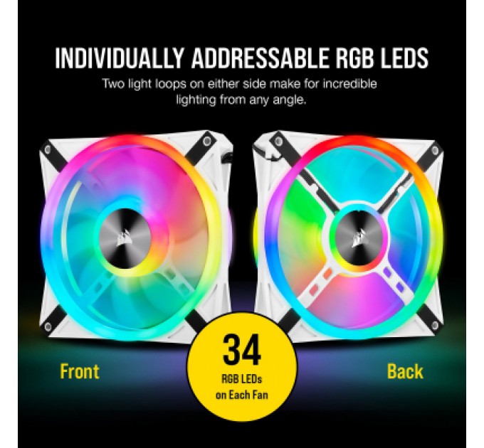 Corsair Кулер до корпусу Corsair iCUE QL140 RGB (CO-9050105-WW)