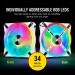 Corsair Кулер до корпусу Corsair iCUE QL140 RGB (CO-9050105-WW)