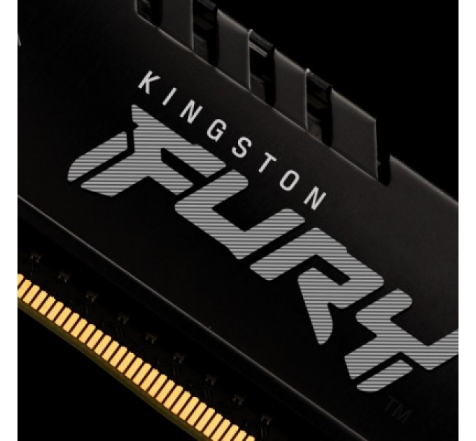 Kingston Fury (ex.HyperX) Модуль пам'яті для комп'ютера DDR4 16GB 2666 MHz FURY Beast Black Kingston Fury (ex.HyperX) (KF426C16BB/16)