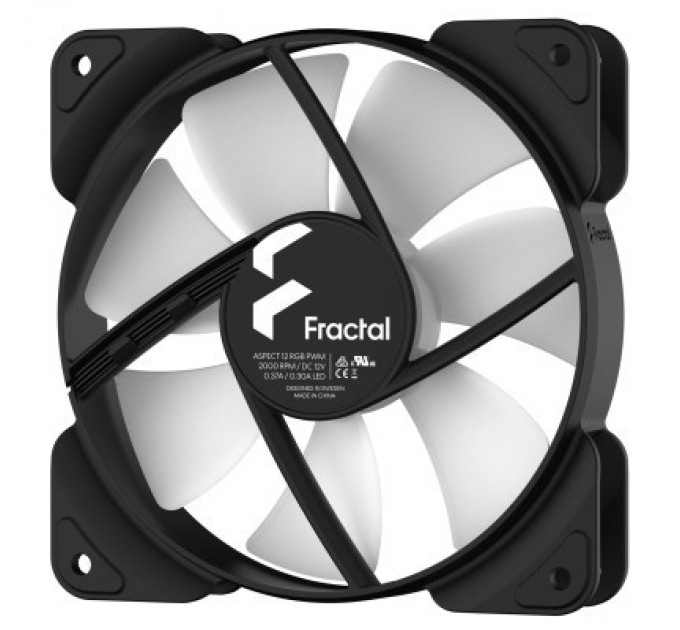 Fractal Design Кулер до корпусу Fractal Design Aspect 12 RGB PWM Black Frame (FD-F-AS1-1205)